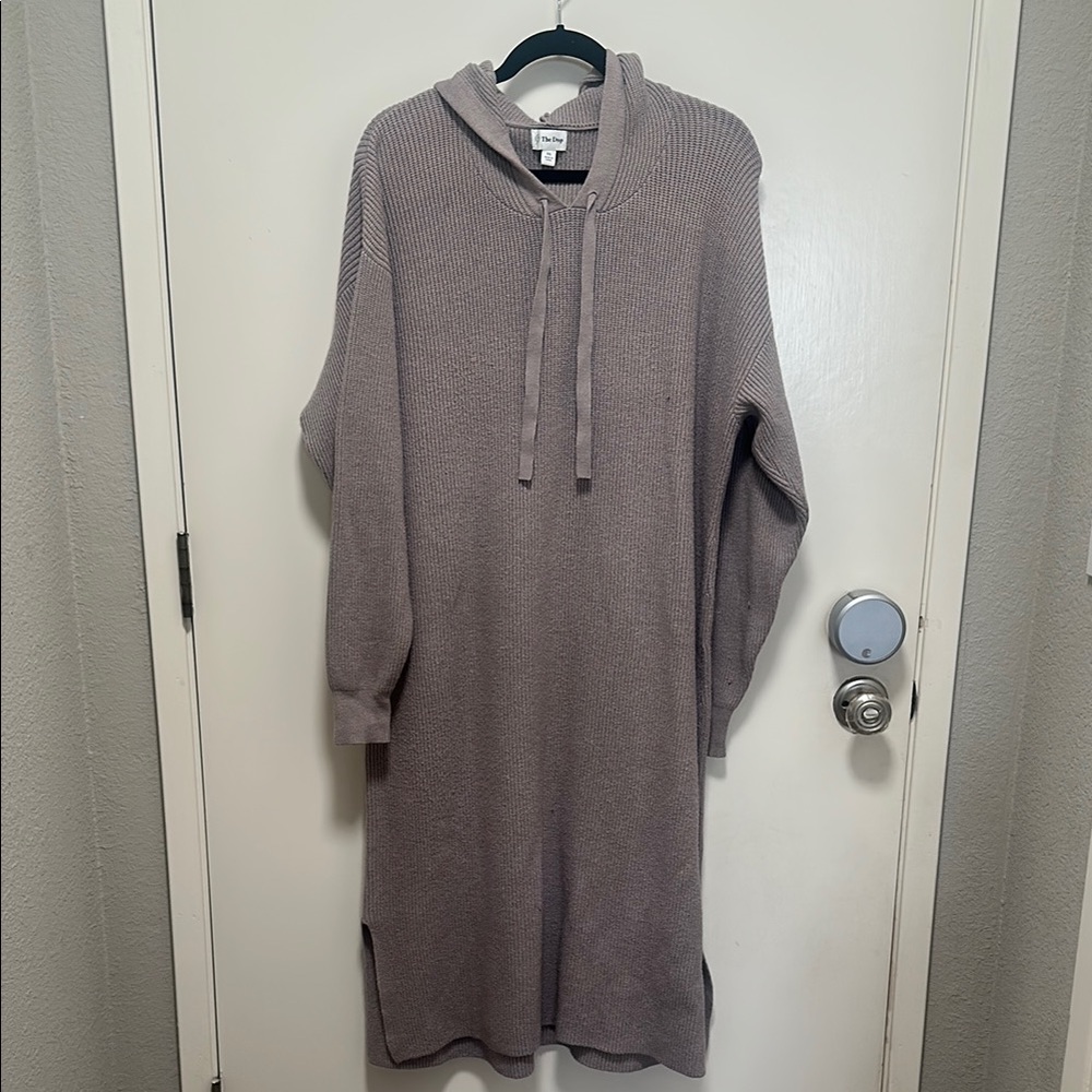 Cozy Knit Maxi Dress in Gray by Love Tree